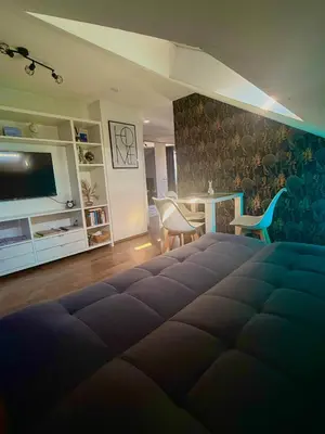 TV/Unterhaltungsangebot in der Unterkunft Gemütliche Dachgeschosswohnung zur Alleinnutzung mit kl Küche & Bad