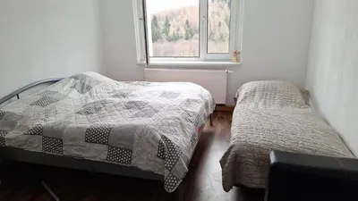 Ein Bett oder Betten in einem Zimmer der Unterkunft Grenzland Refugium