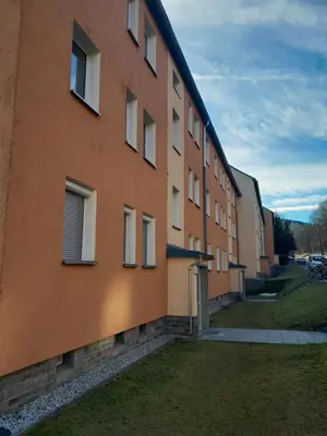 Das Gebäude in dem sich die Ferienwohnung befindet