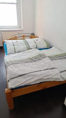 Ein Bett oder Betten in einem Zimmer der Unterkunft Grenzland Refugium