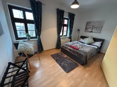 Ein Bett oder Betten in einem Zimmer der Unterkunft Macabu Apartment Porto