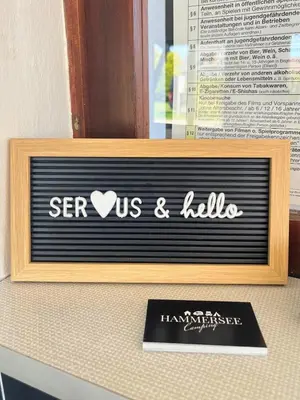 Ein Zertifikat, Auszeichnung, Logo oder anderes Dokument, das in der Unterkunft Tinyhouse Seeträumchen direkt am See mit Terrasse für 4 ausgestellt ist