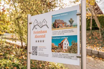 Ein Zertifikat, Auszeichnung, Logo oder anderes Dokument, das in der Unterkunft Ferienholzhaus Füßmann im Ahorntal ausgestellt ist