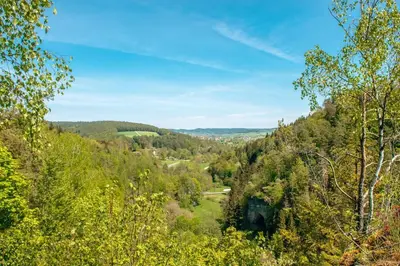 Naturlandschaft in der Nähe des Ferienhauses