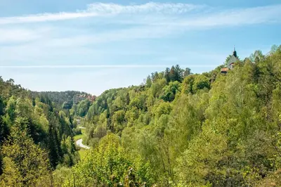 Naturlandschaft in der Nähe des Ferienhauses