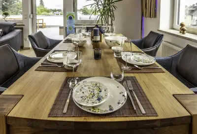 Essen in der Ferienwohnung oder in der Nähe