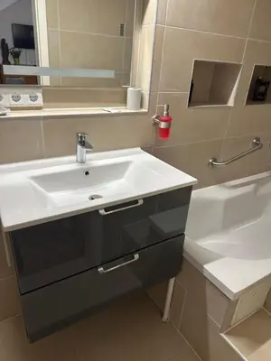Ein Badezimmer in der Unterkunft Im Herzen Plauen