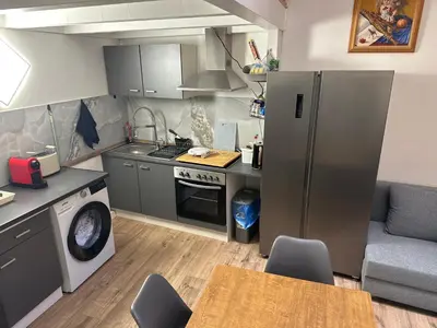 Küche/Küchenzeile in der Unterkunft Im Herzen Plauen