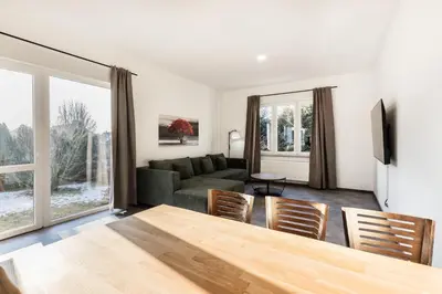 TV/Unterhaltungsangebot in der Unterkunft Modernes Apartment in Mistelgau 3