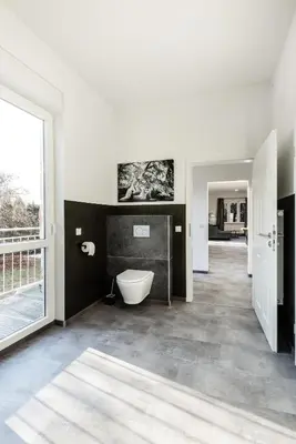 Ein Badezimmer in der Unterkunft Modernes Apartment in Mistelgau 3
