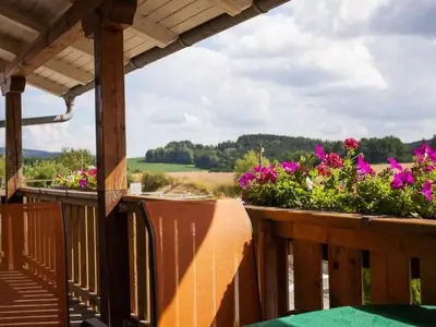Ein Balkon oder eine Terrasse in der Unterkunft Apartment Am Rückerlhof by Interhome