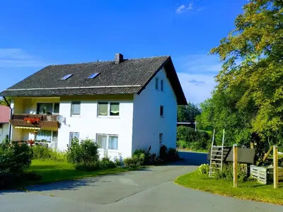 Das Gebäude in dem sich die Ferienwohnung befindet
