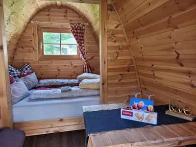 Ein Sitzbereich in der Unterkunft Apartment Fichtel-Pod gegen Aufpreis mit Sauna oder Hot Tub by Interhome