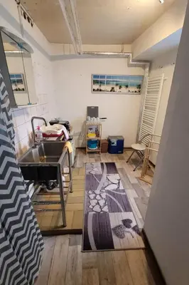 Ein Sitzbereich in der Unterkunft Apartment Fichtel-Tiny House by Interhome