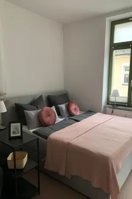 Ein Bett oder Betten in einem Zimmer der Unterkunft Apartment Stadtwohnung by Interhome