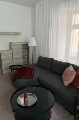 Ein Sitzbereich in der Unterkunft Apartment Stadtwohnung by Interhome