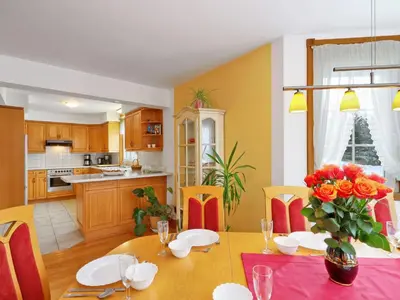 Küche/Küchenzeile in der Unterkunft Holiday Home Windrad by Interhome