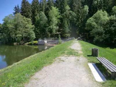 Naturlandschaft in der Nähe des Ferienhauses