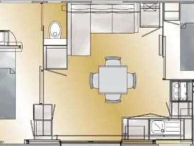 Grundriss der Unterkunft Holiday Home WA104 by Interhome