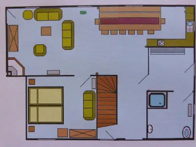 Grundriss der Unterkunft Holiday Home Irenahaus by Interhome