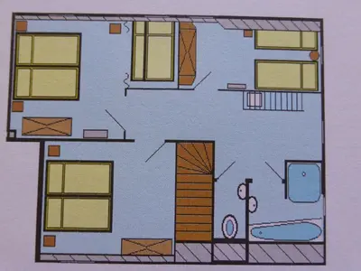 Grundriss der Unterkunft Holiday Home Irenahaus by Interhome