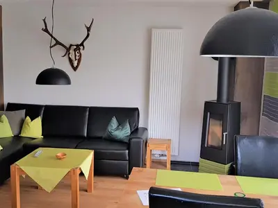 Ein Sitzbereich in der Unterkunft Holiday Home mit Wallbox by Interhome