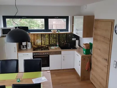 Küche/Küchenzeile in der Unterkunft Holiday Home mit Wallbox by Interhome