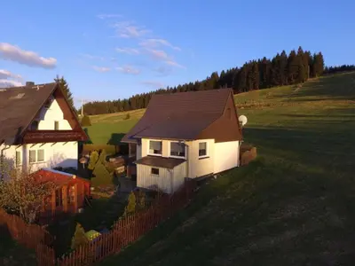 Naturlandschaft in der Nähe des Ferienhauses