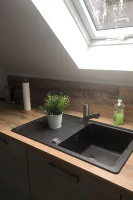 Küche/Küchenzeile in der Unterkunft Apartment Fe-Wo Parkblick by Interhome