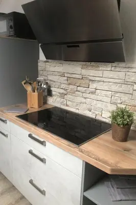 Küche/Küchenzeile in der Unterkunft Apartment Fe-Wo Parkblick by Interhome