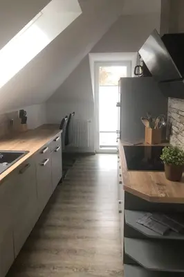 Küche/Küchenzeile in der Unterkunft Apartment Fe-Wo Parkblick by Interhome