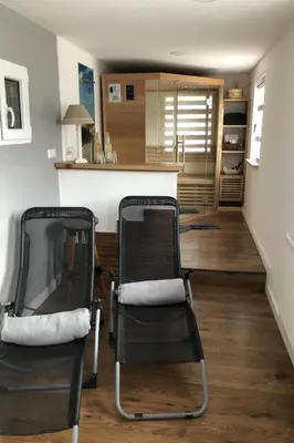 Küche/Küchenzeile in der Unterkunft Holiday Home Sandy by Interhome