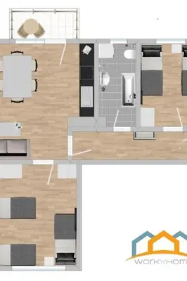 Grundriss der Unterkunft Apartment SAD154 by Interhome