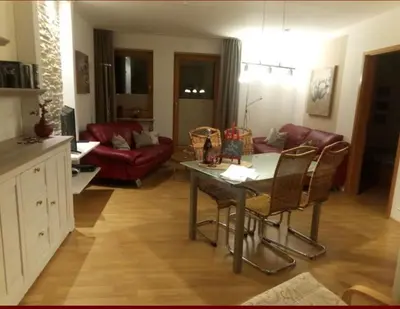 Küche/Küchenzeile in der Unterkunft Ferienwohnung Jule in Bad Weißenstadt
