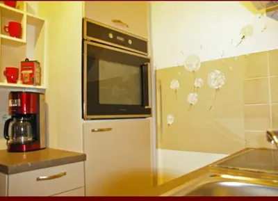 Küche/Küchenzeile in der Unterkunft Ferienwohnung Jule in Bad Weißenstadt