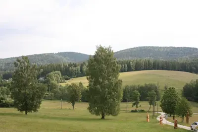 Naturlandschaft in der Nähe des Ferienhauses