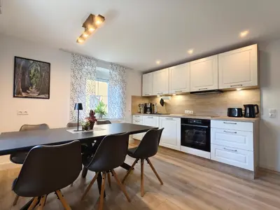 Küche/Küchenzeile in der Unterkunft Ferienhaus WALDNAH