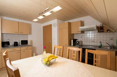Küche/Küchenzeile in der Unterkunft Ferienwohnung Forster