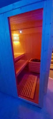 Ein Bett oder Betten in einem Zimmer der Unterkunft Haus am Park