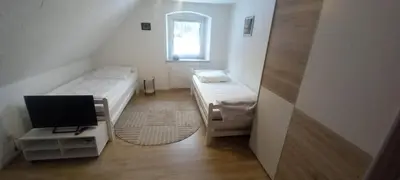 TV/Unterhaltungsangebot in der Unterkunft Haus am Park