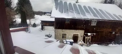 Haus am Park im Winter