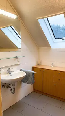 Ein Badezimmer in der Unterkunft Ferienwohnung Merz 26