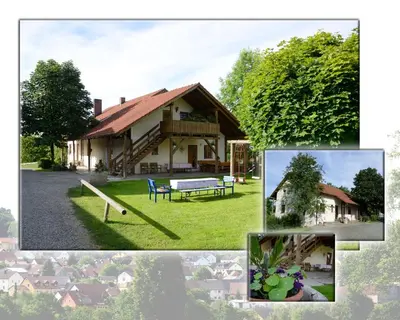 Ein Garten an der Unterkunft Ferienhof Beimler