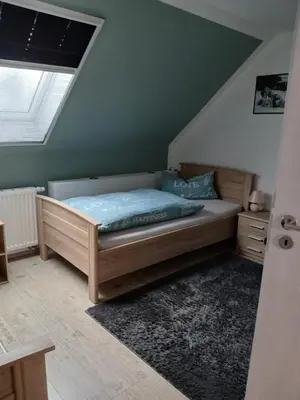 Ein Bett oder Betten in einem Zimmer der Unterkunft NEU! Modernes Wohnen in Erbendorf - Oberpfalz