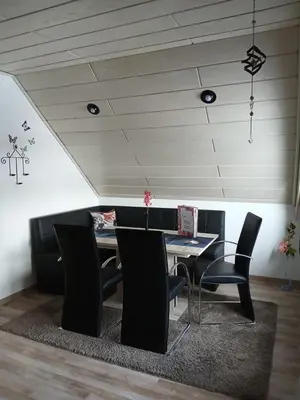 Ein Sitzbereich in der Unterkunft NEU! Modernes Wohnen in Erbendorf - Oberpfalz