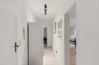 Grundriss der Unterkunft Stadtbuden mit Charme - Küche, Wohnzimmer, Kaffee- und Teebar und Garten