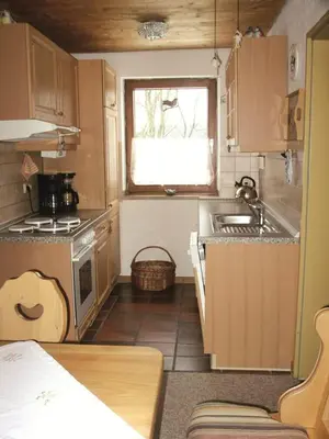 Küche/Küchenzeile in der Unterkunft Ferienhaus Kroll Thiemen