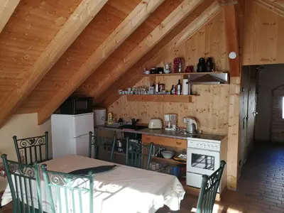 Küche/Küchenzeile in der Unterkunft Erzgebirgsferienwohnung