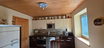 Küche/Küchenzeile in der Unterkunft Haus Sonnhof