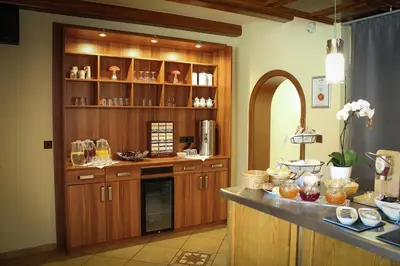 Getränke in der Unterkunft Hotel Rosenhof Garni